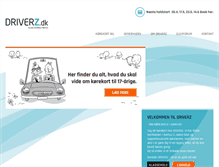 Tablet Screenshot of driverz.dk
